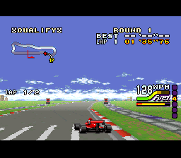 Michael Andretti's Indy Car Challenge (SNES)   © Bullet Proof 1994    3/3