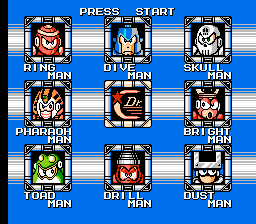 Mega Man 4 (NES)   © Capcom 1991    2/3