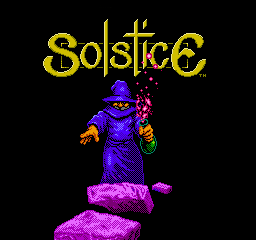 Solstice   © Nintendo 1990   (NES)    1/3