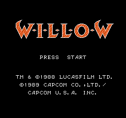 Willow (1991) (NES)   © Capcom 1989    1/3