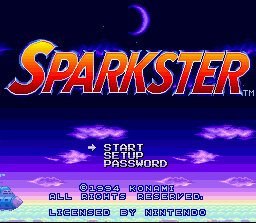 Sparkster (SNES)   © Konami 1994    1/4