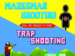 Marksman Shooting & Trap Shooting (SMS)   © Sega 1986    1/3
