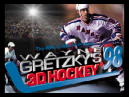 Wayne Gretzky's 3D Hockey '98   © Midway 1997   (N64)    1/3