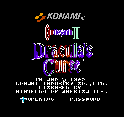 Castlevania III: Dracula's Curse (NES)   © Konami 1989    1/3