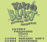 Wario Blast: Featuring Bomberman! (GB)   © Nintendo 1994    1/3