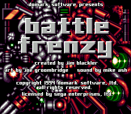Battle Frenzy (SMD)   © Domark 1994    1/4