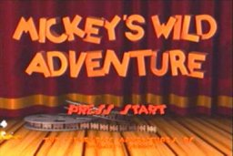 Mickey's Wild Adventure (PS1)   © Disney Interactive 1996    1/3