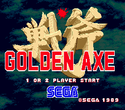 Golden Axe (SMD)   © Sega 1989    1/3