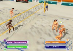 Summer Heat Beach Volleyball (PS2)   © Acclaim 2003    2/4