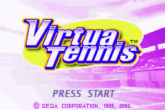 Virtua Tennis (GBA)   © THQ 2002    1/4