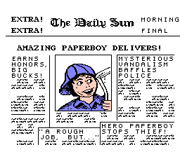 Paperboy (NES)   © Mindscape 1988    1/3