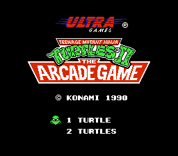 Teenage Mutant Ninja Turtles: The Arcade Game (NES)   © Konami 1990    1/3