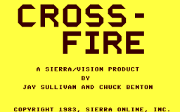 Crossfire (C64)   ©  1983    1/2