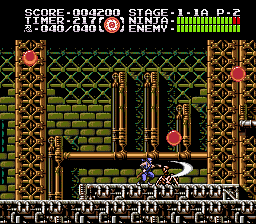 Ninja Gaiden Trilogy (SNES) &nbsp; &copy; Tecmo 1995 &nbsp;  4/6