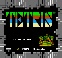 Tetris   © Bullet Proof 1988   (NES)    1/3