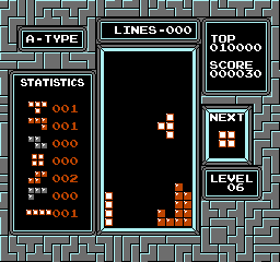 Tetris   © Mirrorsoft 1988   (NES)    2/3