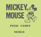 Mickey Mouse (1989) (GB)   © Kemco 1989    1/3