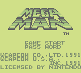 Mega Man: Dr. Wily's Revenge (GB)   © Capcom 1991    1/3