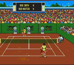 International Tennis Tour (SNES)   © Micro World 1993    2/3