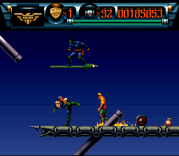 Judge Dredd (1995) (SNES) &nbsp; &copy; Acclaim 1995 &nbsp;  4/5