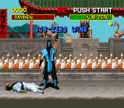 Mortal Kombat (SNES)   © Acclaim 1993    3/4