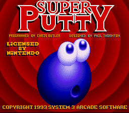 Super Putty (SNES)   © U.S. Gold 1993    1/3