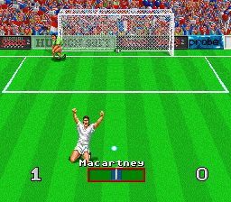 Virtual Soccer (SNES)   © Hudson 1994    3/3