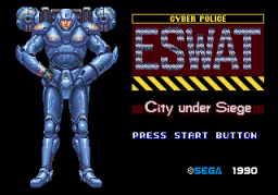 ESWAT: City Under Siege (SMD)   © Sega 1990    1/4