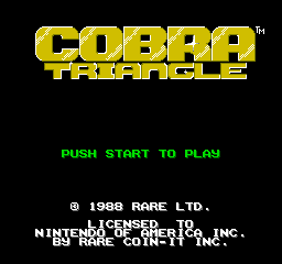Cobra Triangle (NES)   © Nintendo 1989    1/3