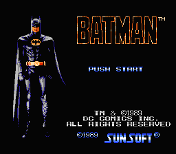 Batman (1989) (NES)   © SunSoft 1989    1/3