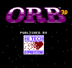 Orb 3D (NES)   © Hi Tech Expressions 1990    1/3