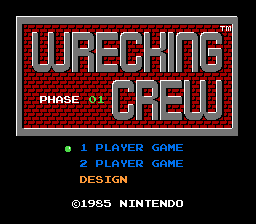 Wrecking Crew (NES)   © Nintendo 1985    1/3