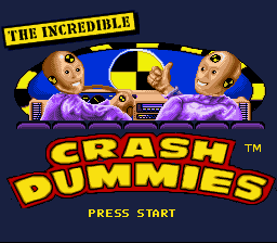 The Incredible Crash Dummies   © Acclaim 1993   (SNES)    1/3