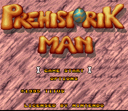 Prehistorik Man (SNES)   © Titus 1995    1/3