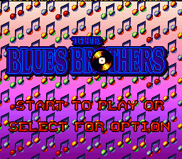 The Blues Brothers (SNES)   © Kemco 1993    1/3
