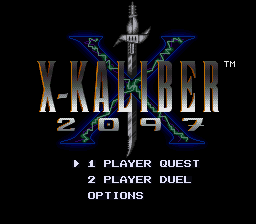 X-Kaliber 2097 (SNES)   © Activision 1994    1/4