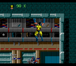 Wolverine: Adamantium Rage (SNES)   © LJN 1994    3/4