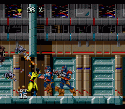 Wolverine: Adamantium Rage (SNES)   © LJN 1994    2/4