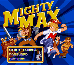 The Adventures Of Mighty Max (SNES)   © Ocean 1994    1/3