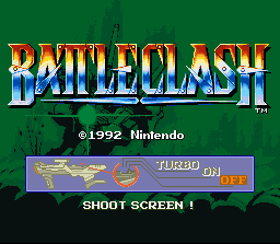 Battleclash (SNES)   © Nintendo 1992    1/2
