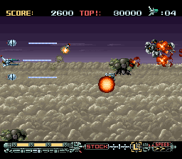 Phalanx (SNES) &nbsp; &copy; Kemco 1992 &nbsp;  4/6
