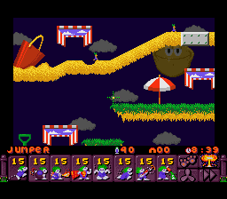 Lemmings 2: The Tribes (SNES)   © SunSoft 1994    2/3