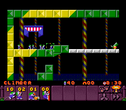 Lemmings 2: The Tribes (SNES)   © SunSoft 1994    3/3