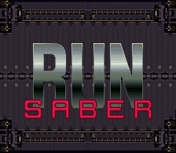 Run Saber (SNES)   © Atlus 1993    1/3