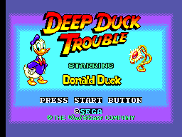 Deep Duck Trouble (SMS)   © Sega 1993    1/3