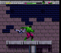 The Incredible Hulk (SNES)   © U.S. Gold 1994    3/3