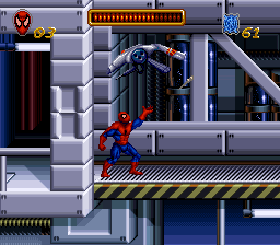 Spider-Man: The Animated Series (SNES)   © LJN 1995    3/3