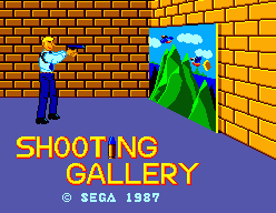 Shooting Gallery (SMS)   © Sega 1987    1/3
