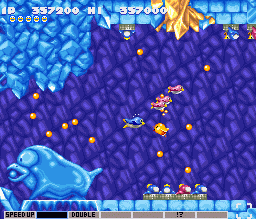 Parodius Da! (SNES) &nbsp; &copy; Konami 1992 &nbsp;  4/23