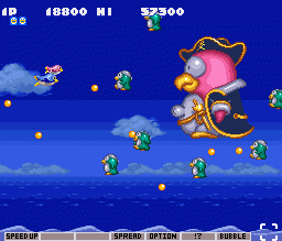 Parodius Da! (SNES) &nbsp; &copy; Konami 1992 &nbsp;  9/23